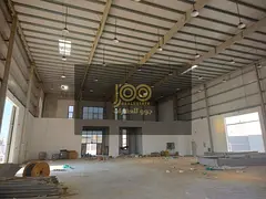 Warehouse for Rent in a prime industrial area in Umm Al Quwain, offering a large space and excellent