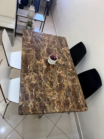 Dining Table with Ikea Chairs