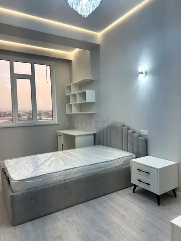 Elegant Grey Bed Frame for Sale