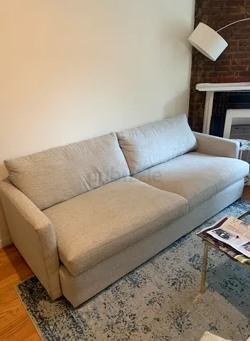 Cratebarrel lounge deep Three seater sofa