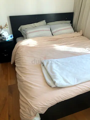 IKEA used king size bed and nightstand