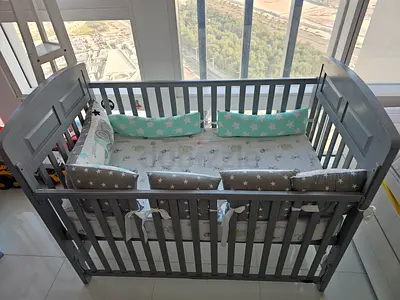 Wooden Baby Crib