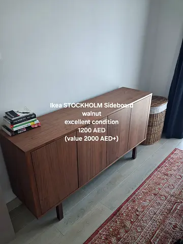 Ikea STOCKHOLM walnut sideboard