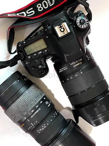 Canon 80D Professional Kit + 4 Lenses + YN560III Flash | AED 3000