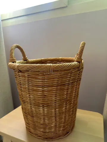 Handwoven Storage Basket with Handles