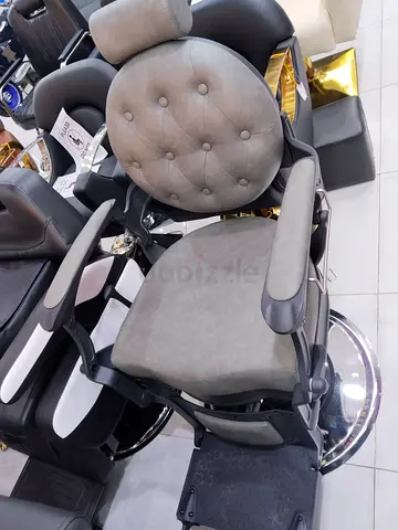 Stylish Grey Reclining Chair with Armrests