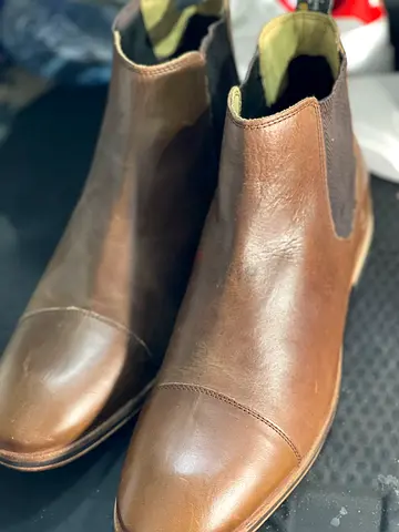 Stylish Brown Leather Ankle Boots