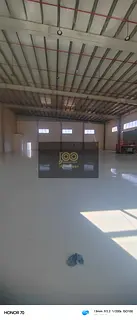 Warehouse for rent in Umm Al Thu'ub Industrial Area, Umm Al Quwain. It includes a mezzanine, pro