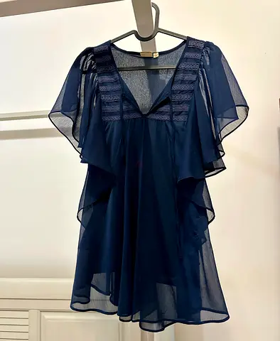 Elegant Navy Blue Top