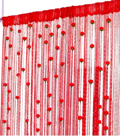 Beautiful Red Beaded StringCurtain for Home Decor. AED 10 Per Curtain. Brandnew!