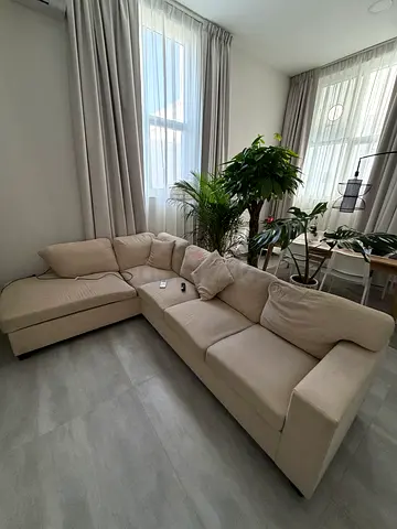 Cozy L-Shaped Sofa for Comfortable Living Room