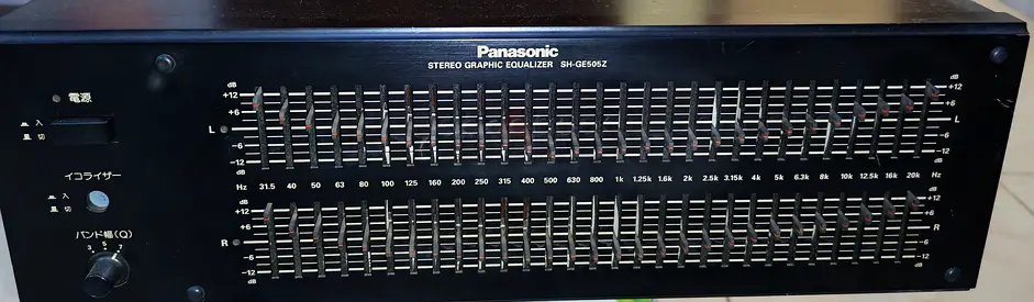 Panasonic Stereo Graphic Equalizer for High-Quality Sound Tuning
