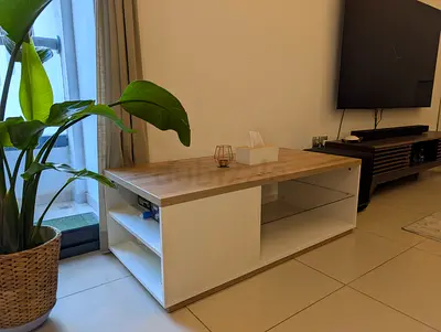 Danube Modern Coffee Table with Open Storage