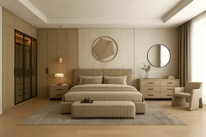 Modern Custom-Made Bedroom