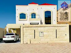 Villa for sale in Al Muwaihat area, including water, electricity, and air conditioning. Five rooms,