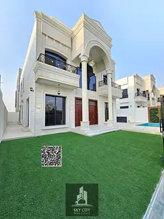 A unique opportunity to buy a one-year-old villa near the main road with a swimming pool