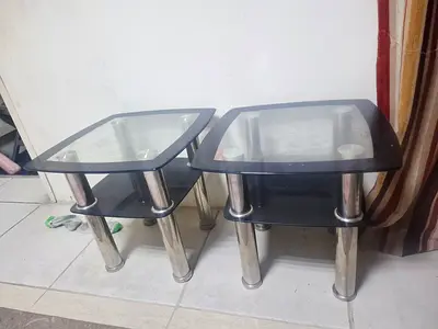 Stylish Glass Top Side Tables