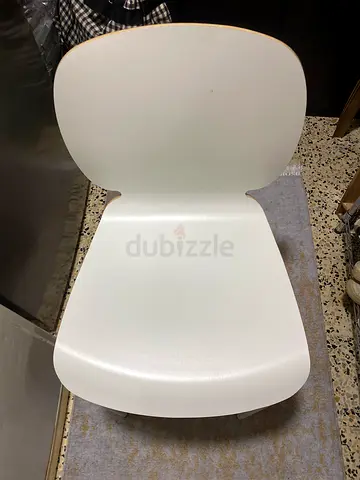 White ikea chair