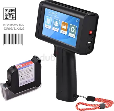 Eacam Inkjet Printer 600dpi High Definition - Handheld Printer Portable Inkjet Code Printer