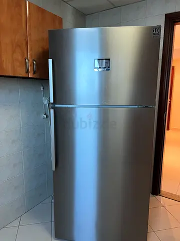 Bosch Top Mount Refrigerator 641 Liters, Brushed Steel – KDN86HIE0M