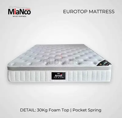 Brand new King size Eurotop Pocket spring Mattress Available