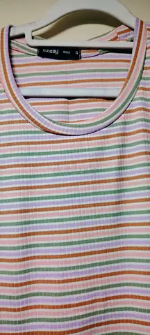 Stylish Striped Cotton Dress