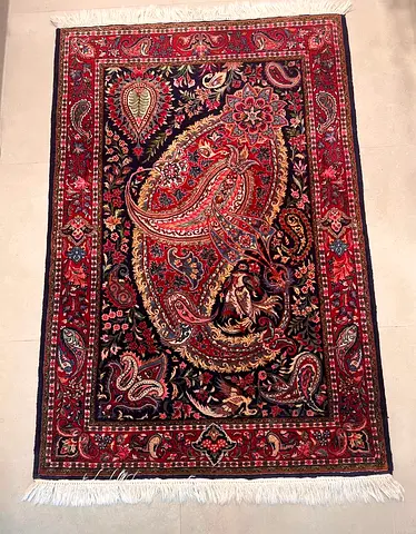Exquisite Persian Sarouk handmade Rug - Vibrant and Elegant Design