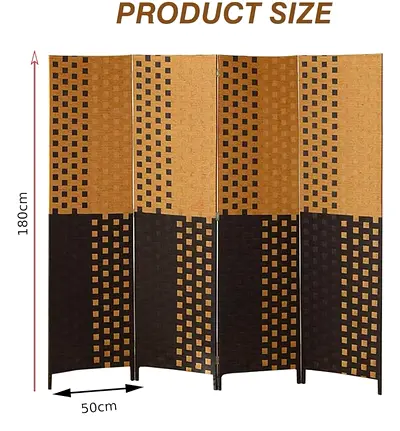 Elegant 4-Panel Room Divider Screen