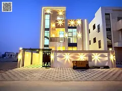 Own a luxurious European-style villa for sale in Al Helio 2, Ajman. Freehold ownership available to