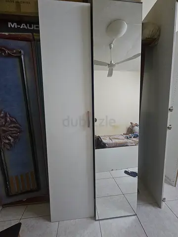 Sleek Modern Wardrobe door with Mirror