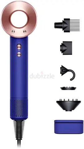 Dyson Limited Edition Supersonic Hair Dryer in Vinca blue and Rose (with Presentation case)