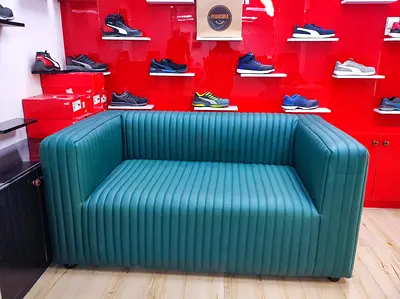 CUSTOM MADE LEATHER SOFA