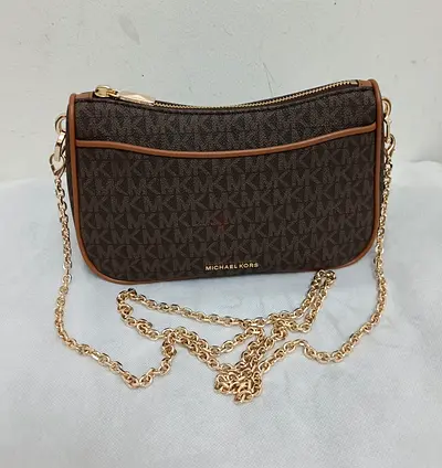 Original Michael Kors Jet Set Brown Crossbody Bag