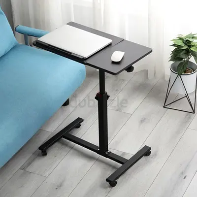 Table Lap Desk for Laptop Rolling Cart Tilting Overbed Bedside Table Overbed Desk Overbed Table