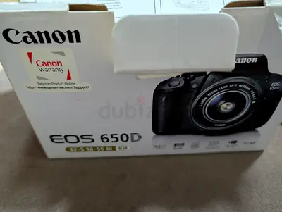 Canon EOS 650D DSLR Camera + 18–55mm Lens (only 4k shutter count)