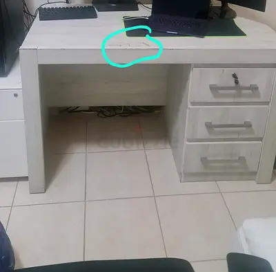 Modern Study Table with Storage