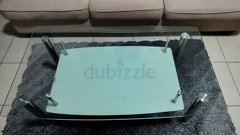 Stylish Glass Coffee Table with Modern Design