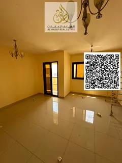 Two bedrooms and a living room with two bathrooms, a balcony, and built-in wardrobes. Very spacious