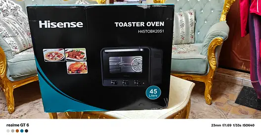 Hisense 45L Toaster Oven - Perfect for Baking and Toasting
