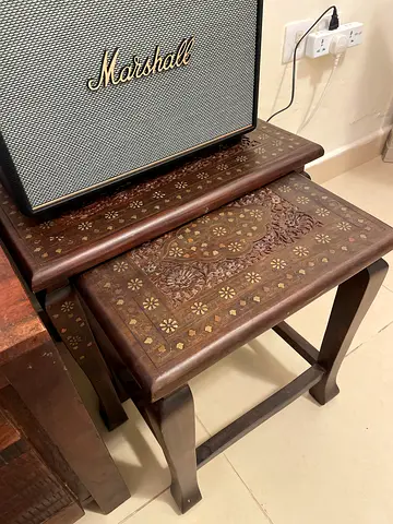 Beautifully Crafted Wooden Accent Table