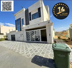 Villa for rent in Al Yasmin area (Ajman), six master bedrooms, very close to services and near Sheik