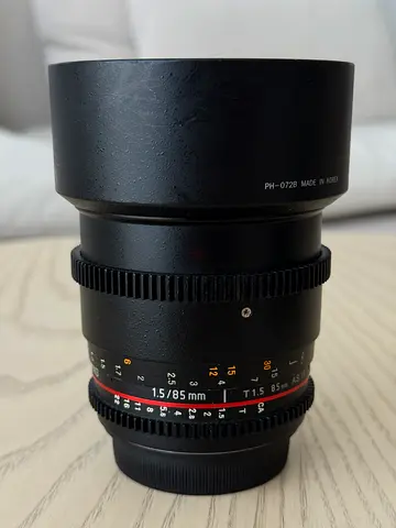 Samyang CINE 85mm T1.5 EF Mount