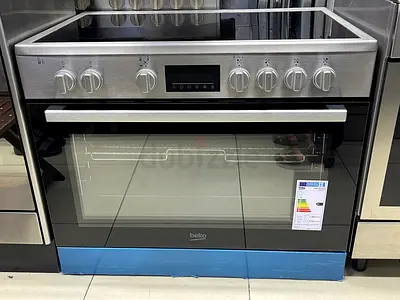 BEKO 5 Hobs 90/60cm full electric ceramic cooker range