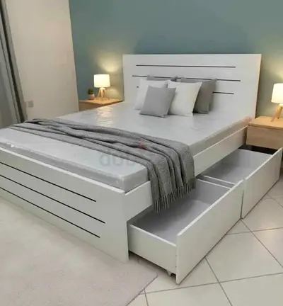 Brand new King size Storage bed Good Quality Queen size bed frame With Mattress Available