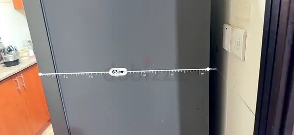 Gray Refrigerator in Good Condition, 1 Years Old