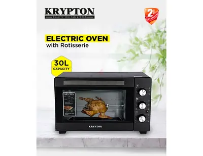 Krypton Electric Oven with Rotisserie - 30L Capacity