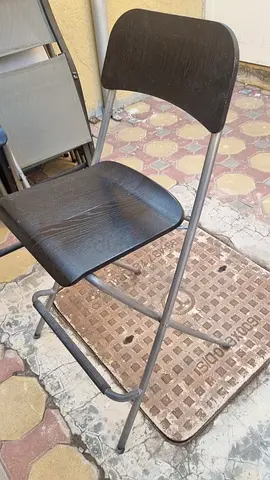 Sturdy Black Folding Chair