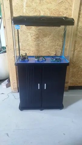 60CM Aquarium With Cabinet and Decorations
