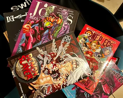 Exciting Manga Collection - JBA Jojo, One Piece  More! (13 including 1 Greek Mythology Book)