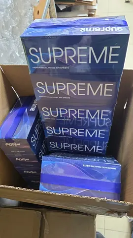 Tissue, paper cups, aluminum containers etc